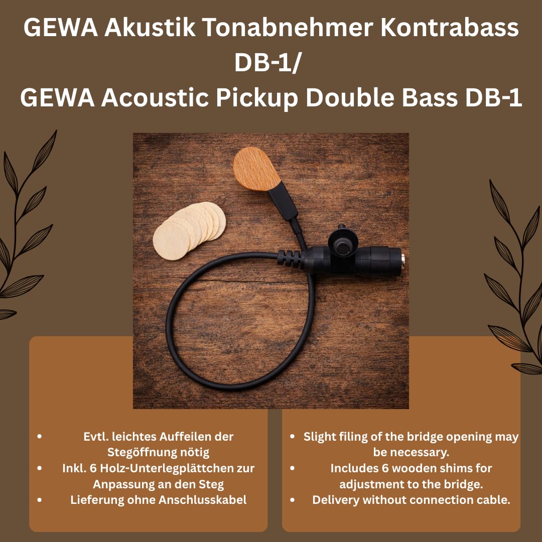 GEWA Pastilla DB-1 para contrabajo