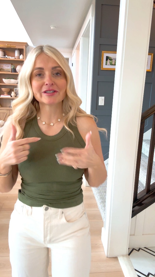 Sleeveless Racerback Top Try-on + Demo