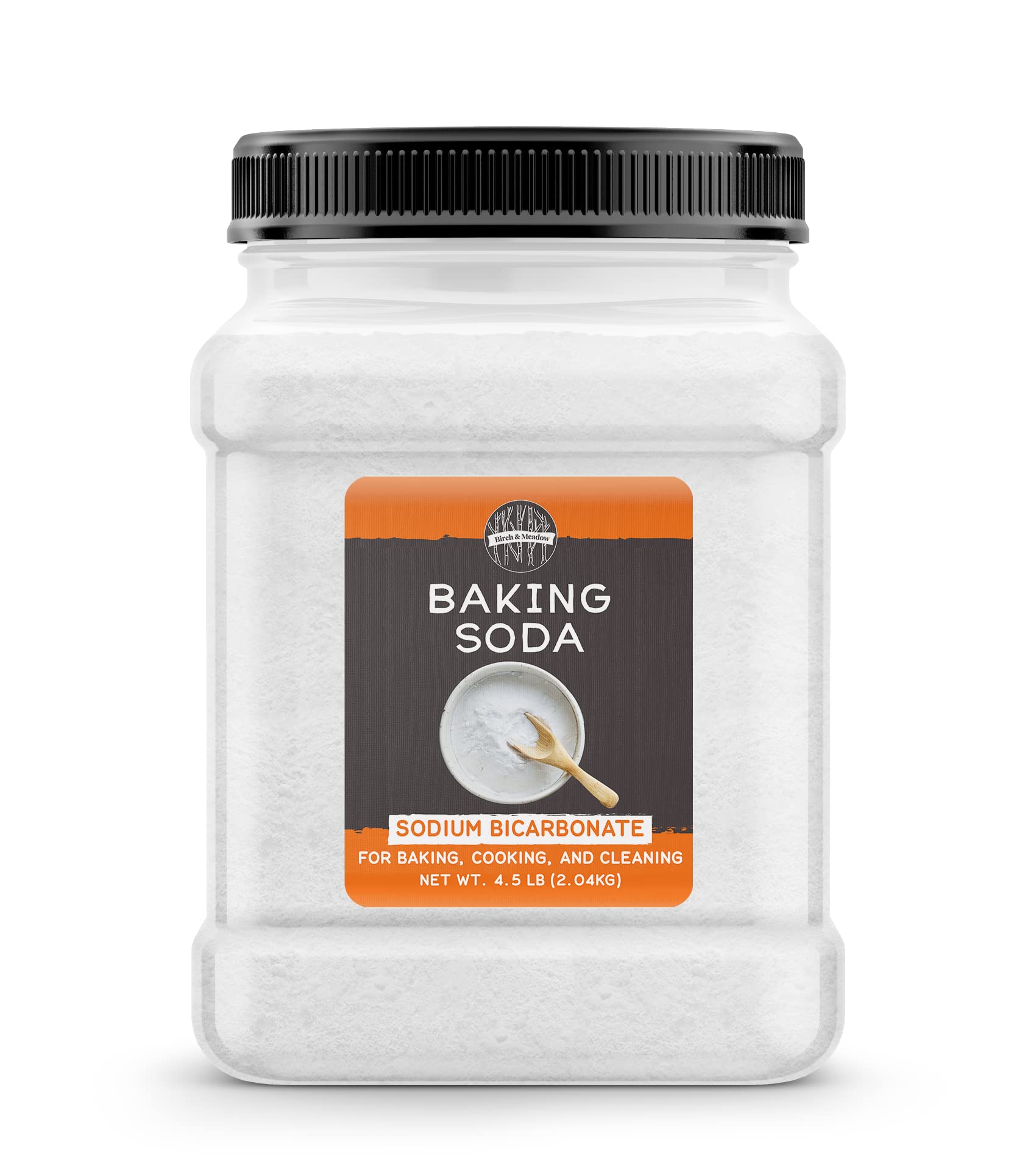 Birch & Meadow Baking Soda, Kitchen Staple, Cooking & Baking Leavening Agent (4.5 Pound)
