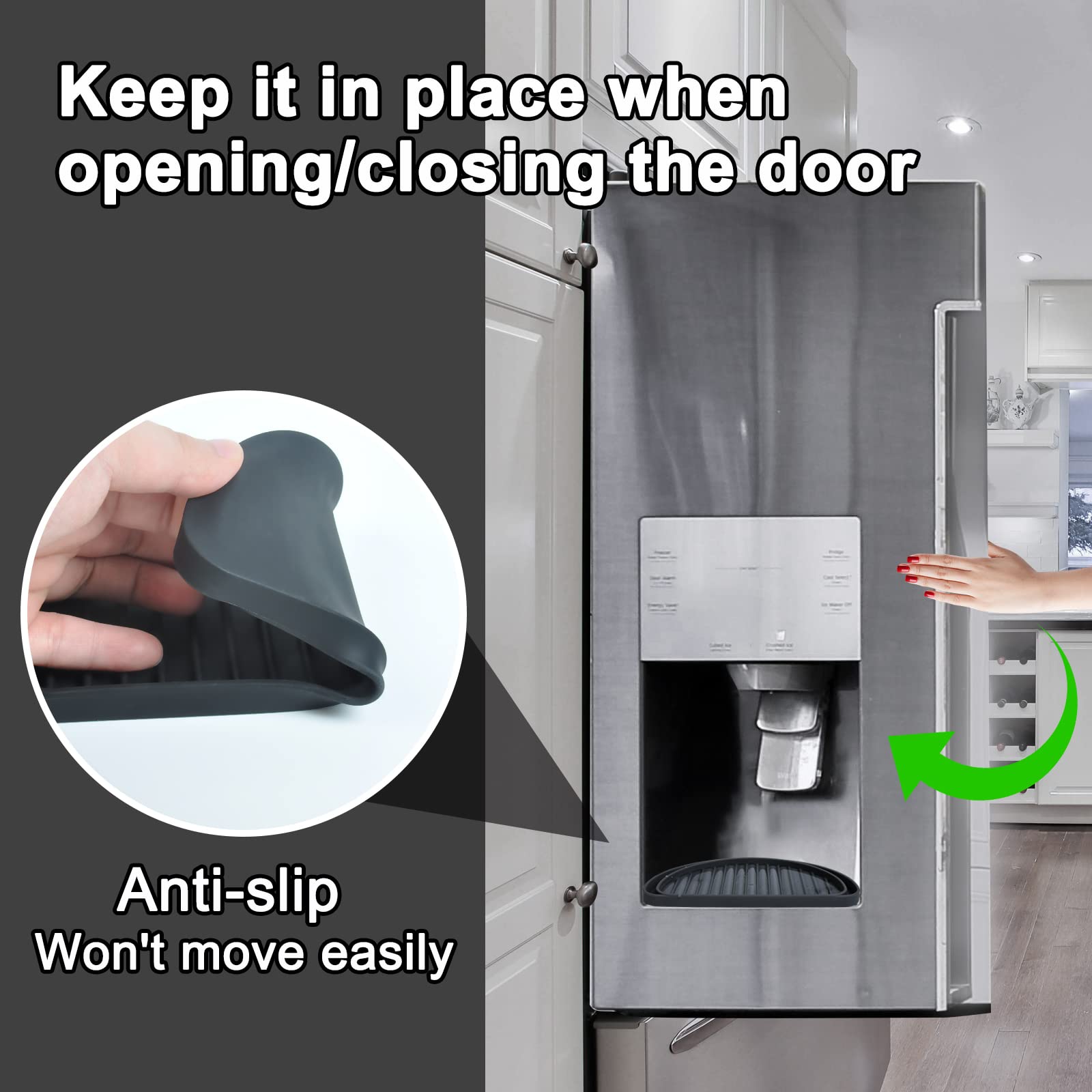 KindGa Refrigerator Drip Tray Catcher, Mini Fridge Drip