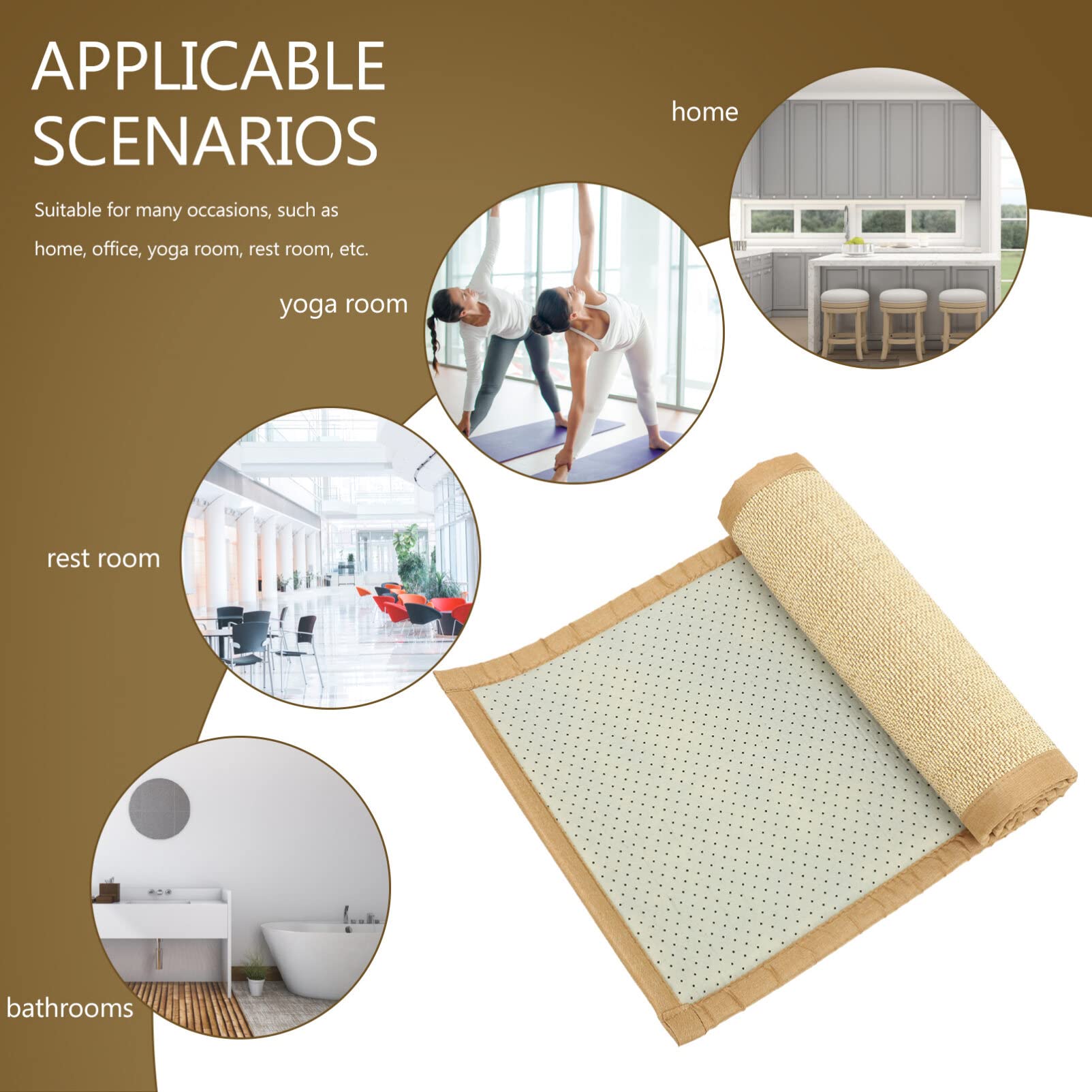 Alfombrilla de Suelo de Tatami japonés, colchón de futón japonés, Almohadilla de Dormir Plegable, colchón portátil para Camping, Yoga, decoración Zen