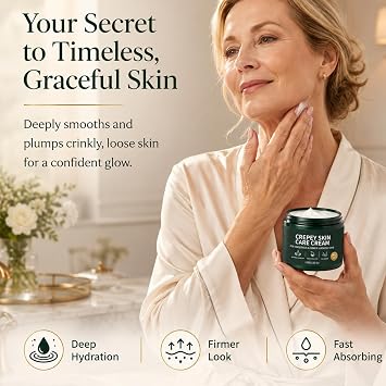 Crepey Skin Repair Cream, Crepey Skin Soothing Cream, Skin Firming Cream
