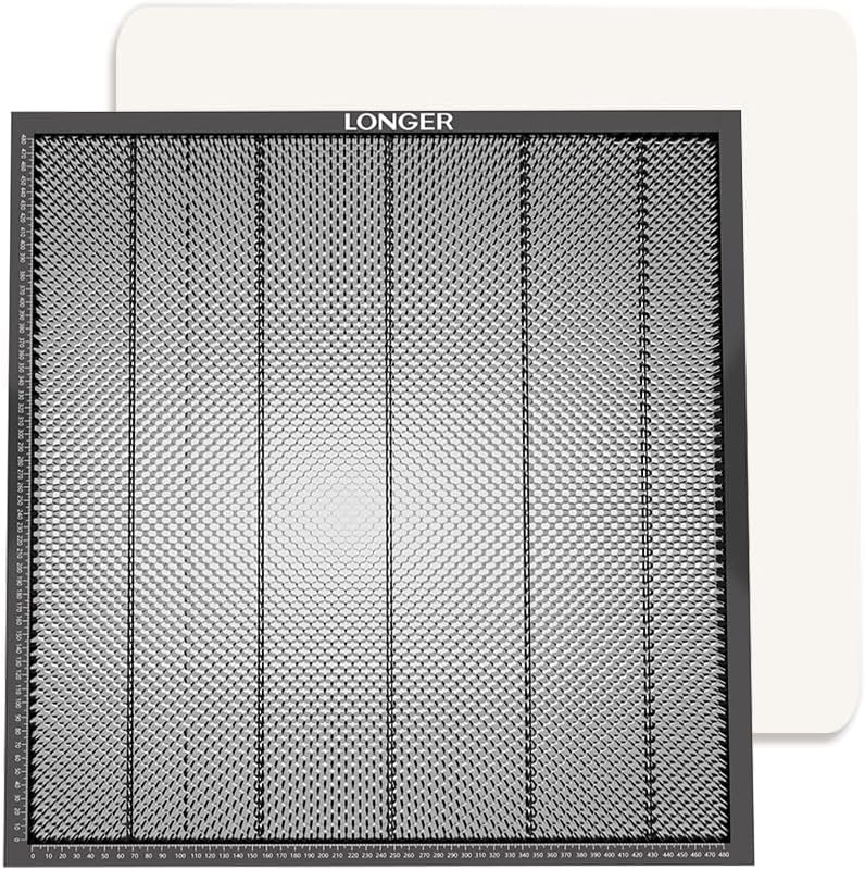 Longer Honeycomb Laser Bed,19.7" x 19.7" Honeycomb Working Table with Aluminum Panel for Most Engraver Cutting Machine,Engraver Machine Accessories for Smooth Cut