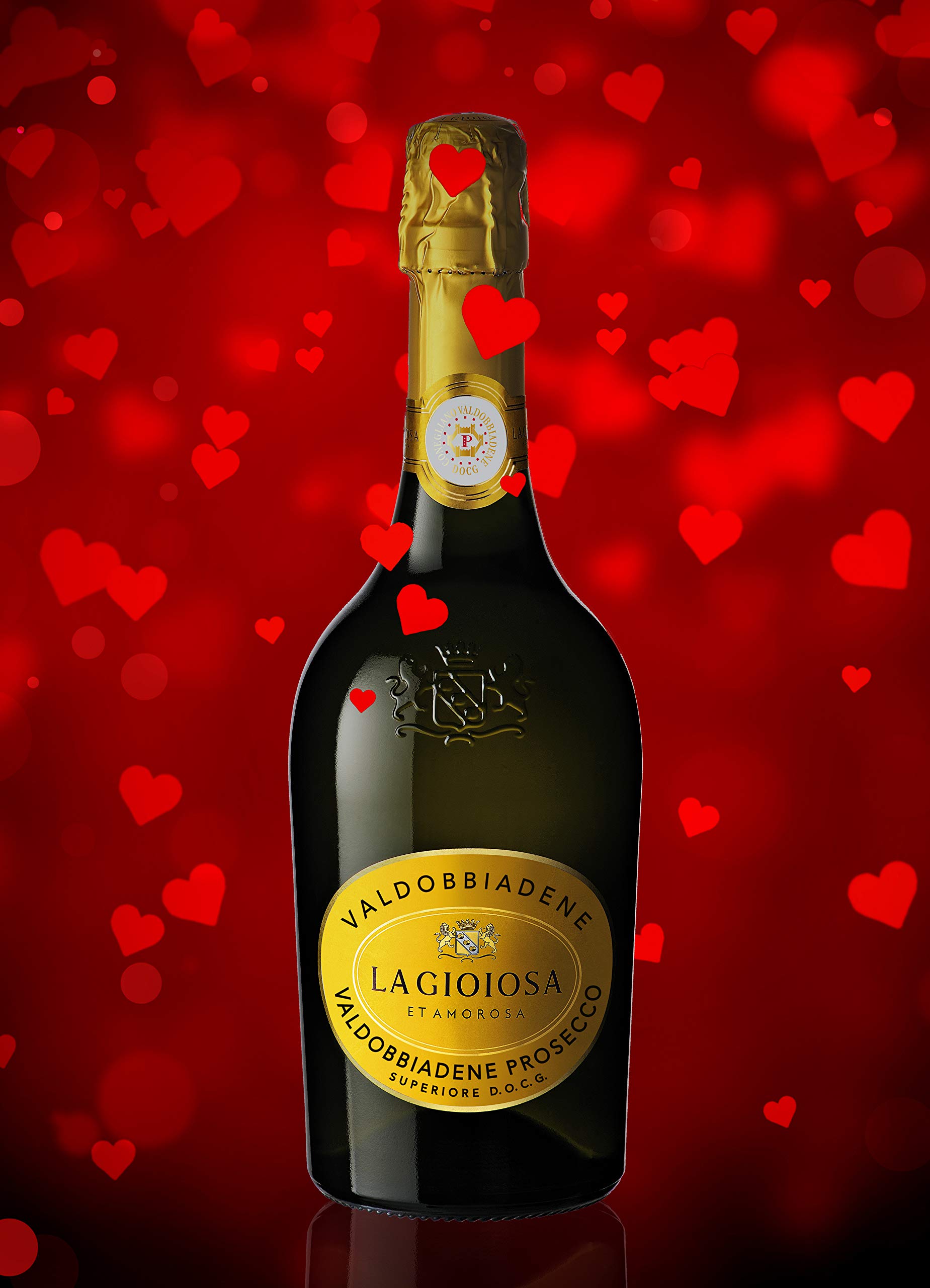 La Gioiosa Valdobbiadene Prosecco Superiore DOCG Extra Dry Spumante 75 cl - Cartone da 6 Bottiglie