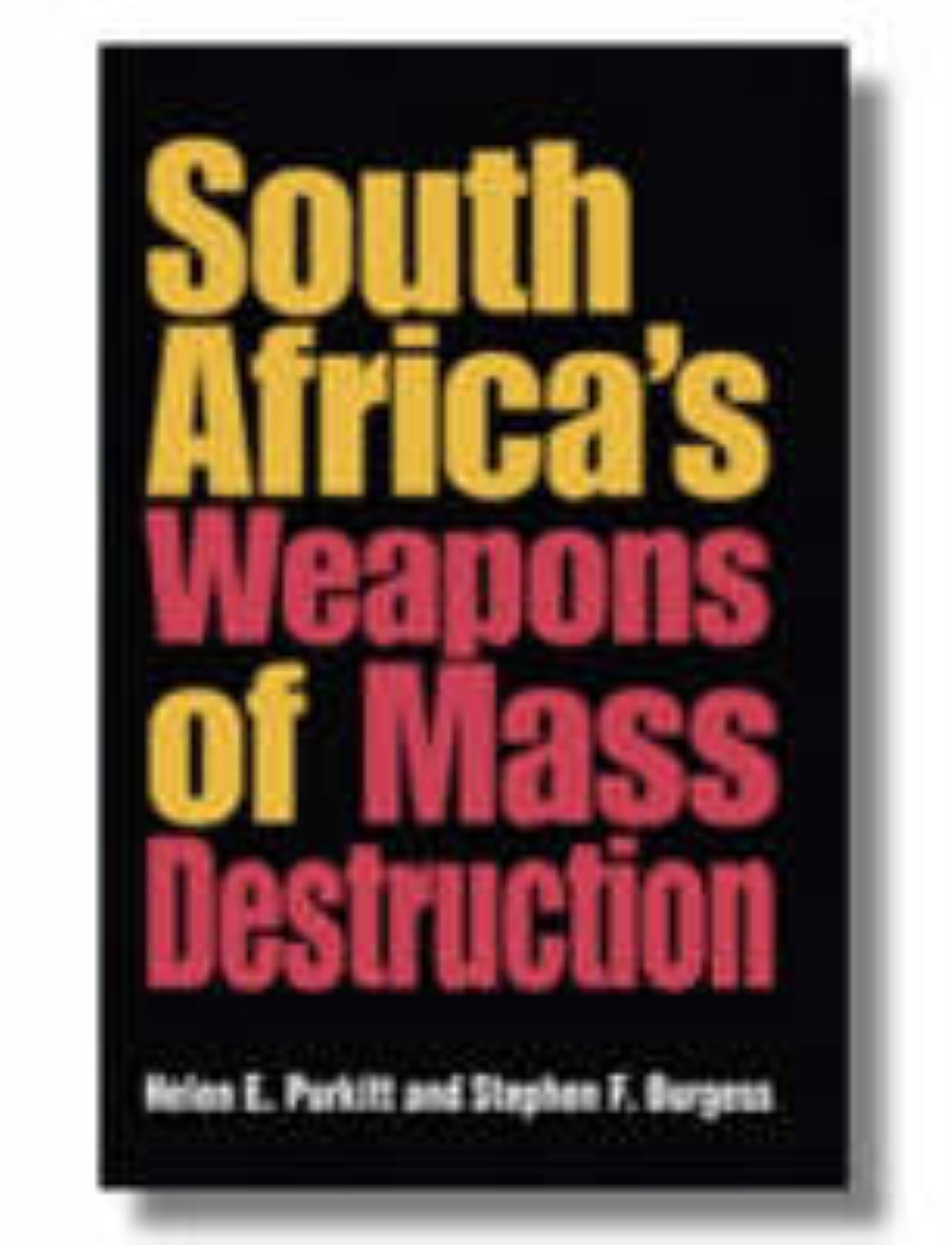 South Africa's Weapons of Mass Destruction cover