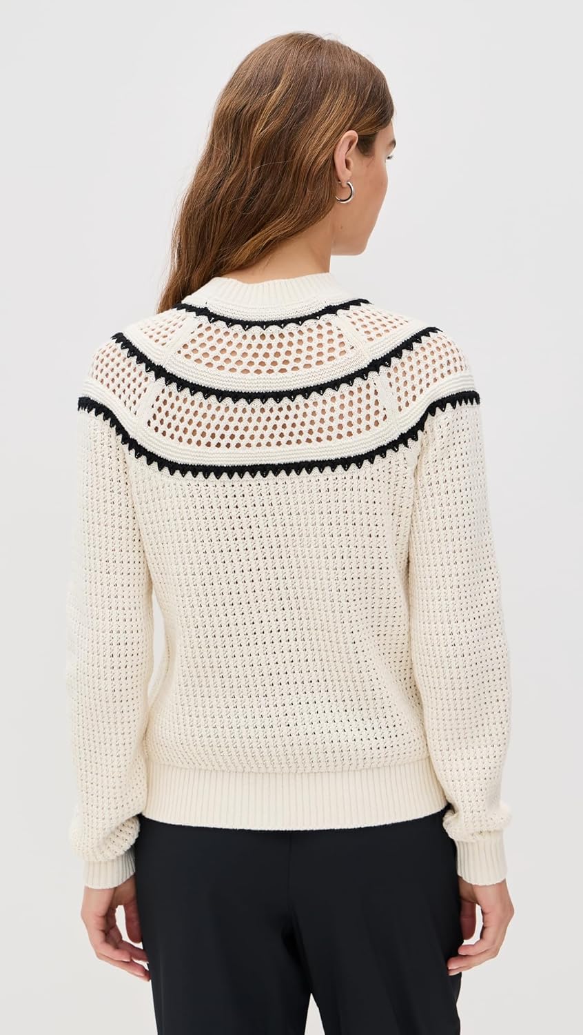 Varley Women's Padbury Pointelle Knit Sweater - Image 4