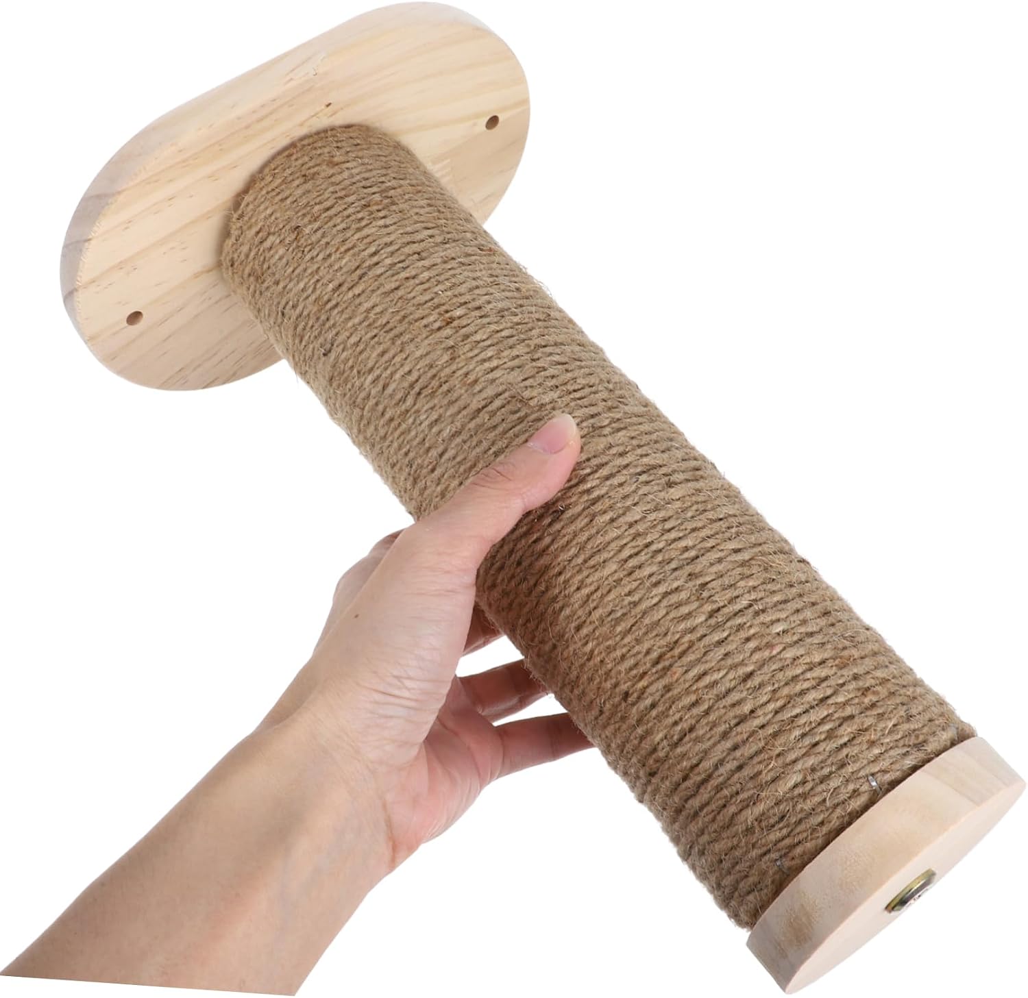 2pcs Natural Wood Cat Climbing Post Cat Wall Steps Furniture Wall Mount Scratching Ladder