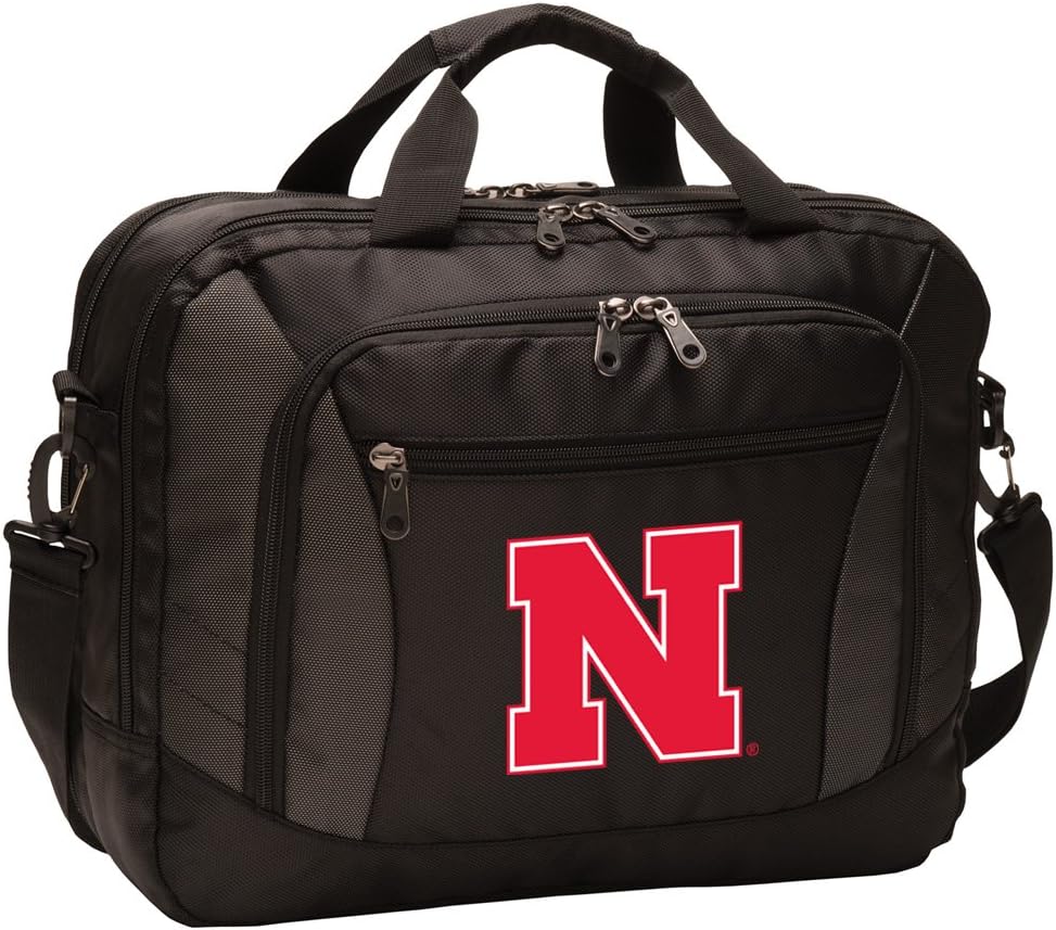 Broad Bay University of Nebraska Laptop Bag Best Nebraska Huskers Computer Briefcase Bags