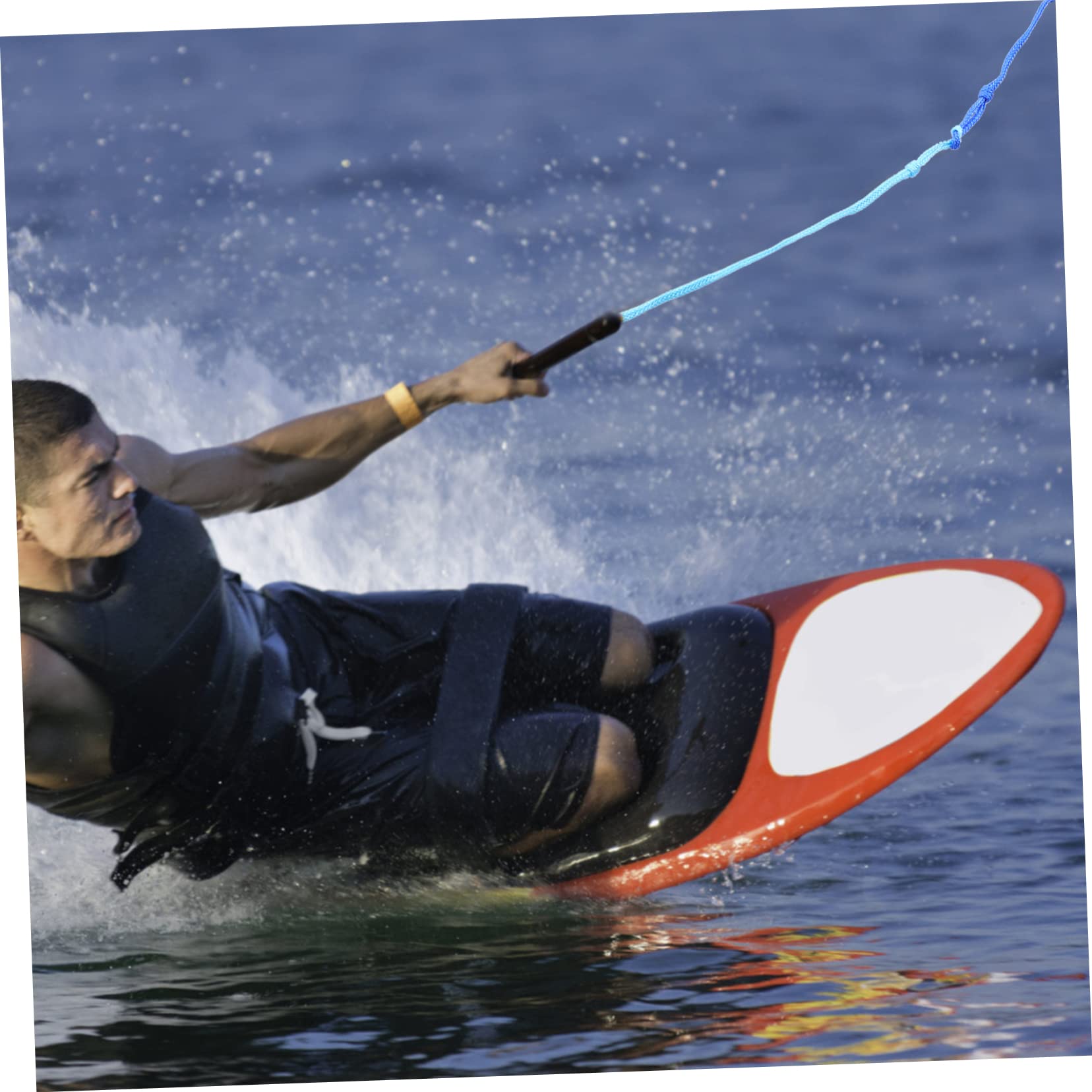 VANZACK Corda per Sci Nautico e Wakeboard Maniglia Ergonomica Resistente e Leggera per Sport Acquatici e Accessori Nautici