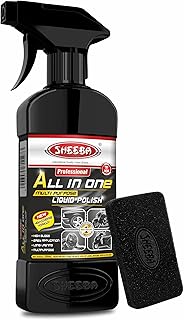 SHEEBA All in One Multipurpose Liquid Polish for Car, Motorbike, Scooter, Household, Office Care | High Gloss | Easy Appli...
