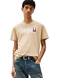 Men's Short Sleeve Cotton Graphic T-Shirts with Flag Logo Design