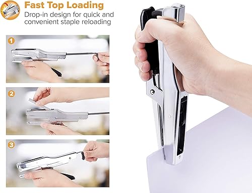 Miniatura 3 de Bostitch P3 - Grapadora (cromo, 6 unidades)