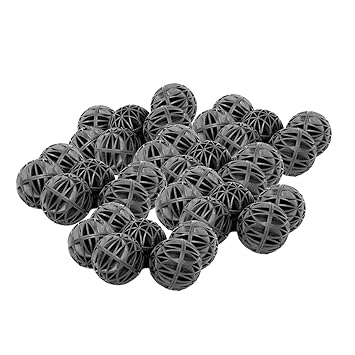 Aoccy 18mm Aquarium Bio Ball Biological Bio Ball Aquarium Filter Media Balls 50PCS