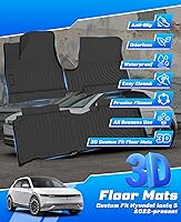 Vista 7 de Alfombrillas Sunsdrew para 2022 2023 2024 Hyundai Ioniq 5 TPE Tapa de maletero para todo tipo de clima, inodoro, antideslizante, forros de piso