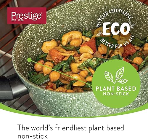 Miniatura 4 de PRESTIGE - Sartén Eco Antiadherente - Antiadherente a Base de Plantas - Reciclado y Reciclable - Libre de PFOA - Inducción - 7.9 in