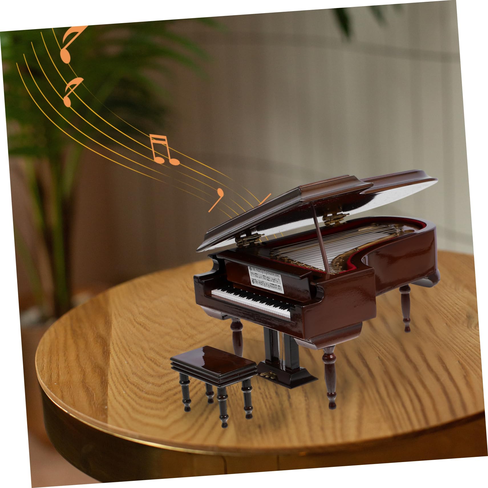 POPETPOP Caja Musical De Instrumento Musical Práctica y Ligera para Regalar y Decorar