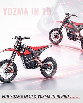 Eバイクチェーンガイドガード Yozma IN10とPro電動ダートバイク用 ブラック