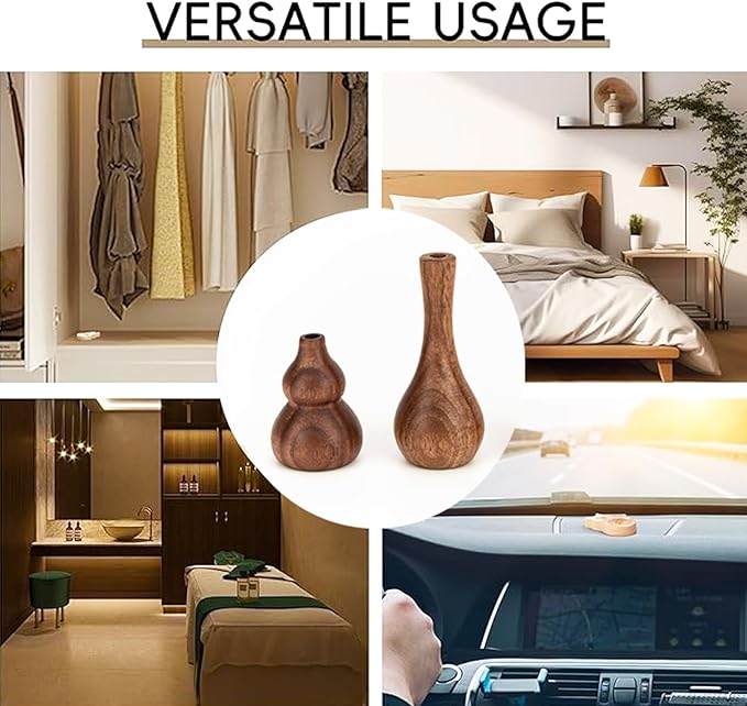 Difusor de Aromas de Madera de Nogal, 2 Piezas miniatura 7