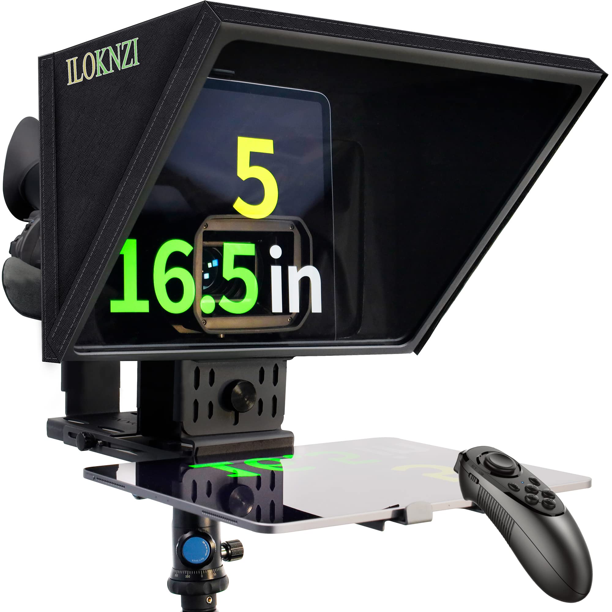 Buy ILOKNZI 16 Inch Liftable Teleprompter for tablets, with remote