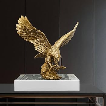 鷲の置物　ワシ　イーグル 置き物 オブジェ イーグル 鷲 ワシ 羽根 リビング 玄関 書斎