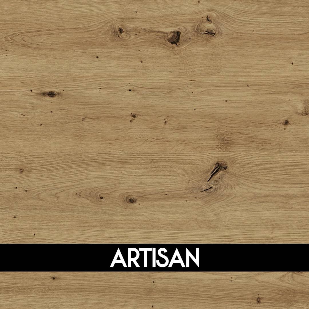 Viosimc Couchtisch, Wohnzimmertisch mit modernen Lamellen, moderner und stilvoller rechteckiger Kaffeetisch mit Ablage, stilvolle Ergänzung für jedes Wohnzimmer – Artisan Eiche & Anthrazit