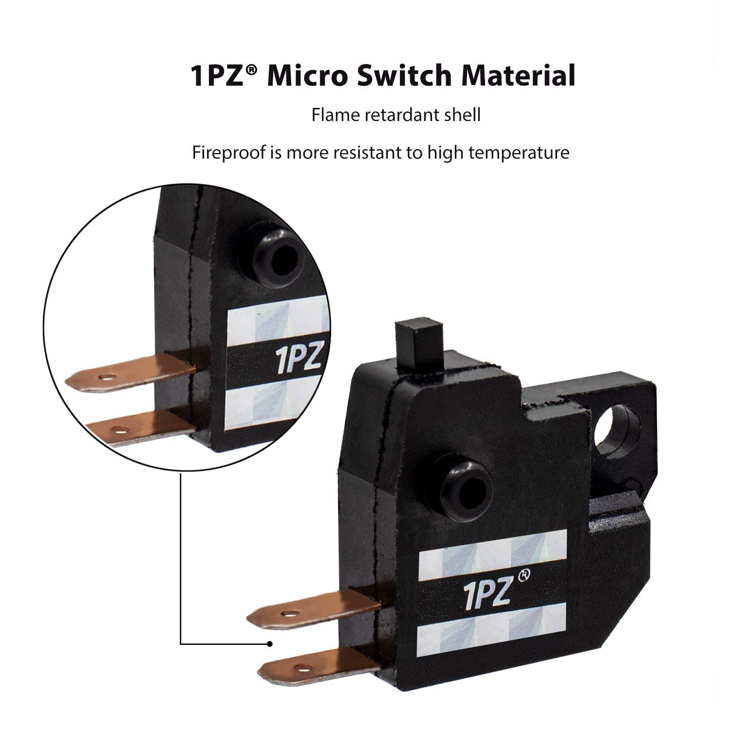 Amazon.co.jp: 1PZ オートバイ右ブレーキライトスイッチ2個 右フロント