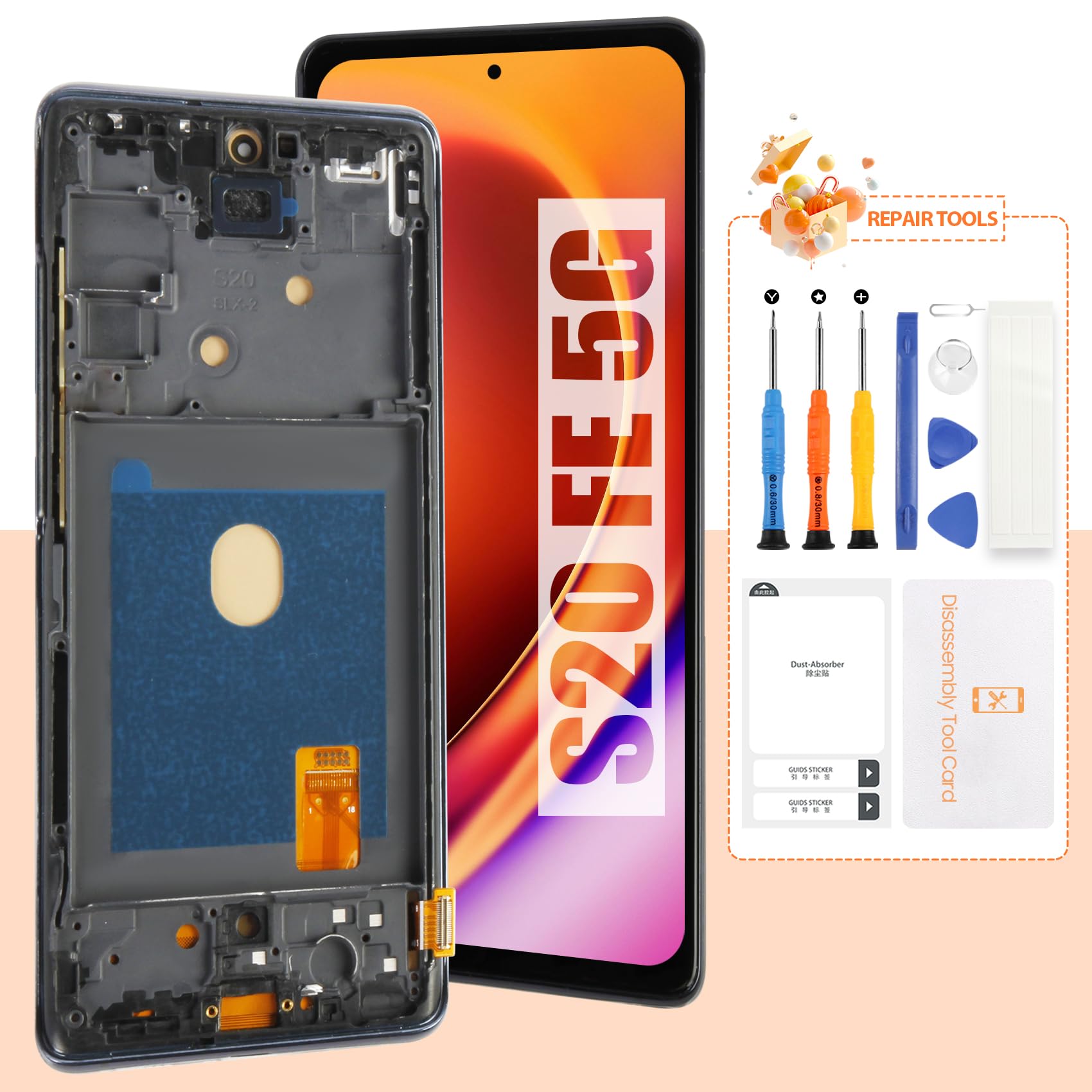Amazon.com: AMOLED Screen for Samsung S20 FE 5G Screen Replacement