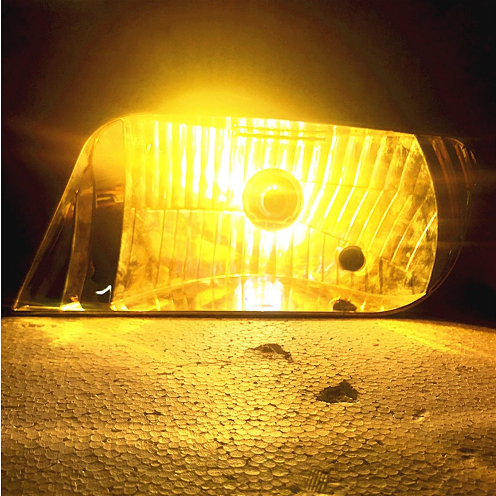 2 uds H1 H3 H4 H7 H8 H11 faro súper amarillo 2300K HB3 HB4 9012 lámpara halógena mejora la lluvia y la luz antiniebla bombilla de coche (Color : Super Yellow, Size : H1)