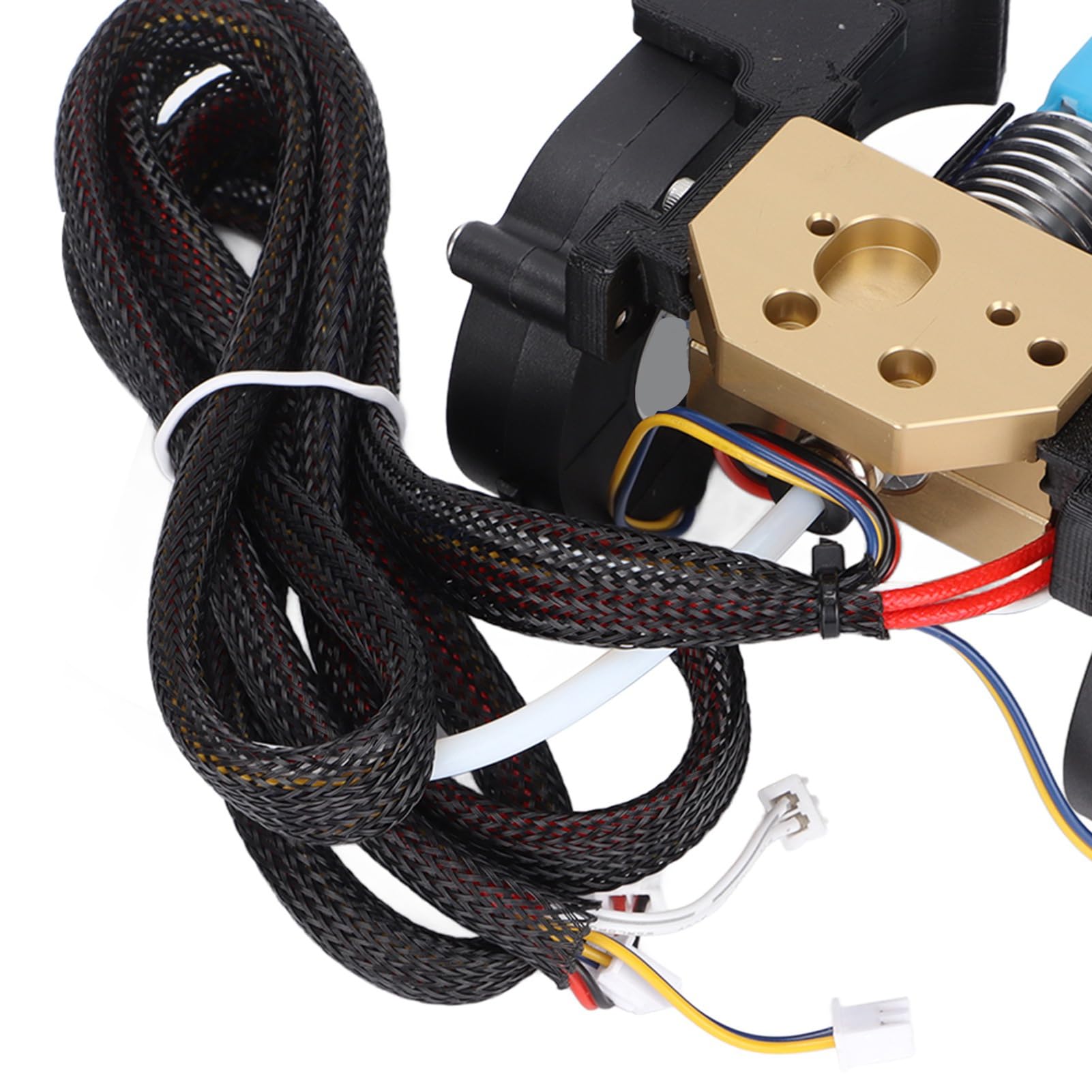Pongnas Hotend V6 in Metallo con 3 Ventole per Stampanti 3D - Eccellente Dissipazione del Calore e Accessori di Facile Installazione