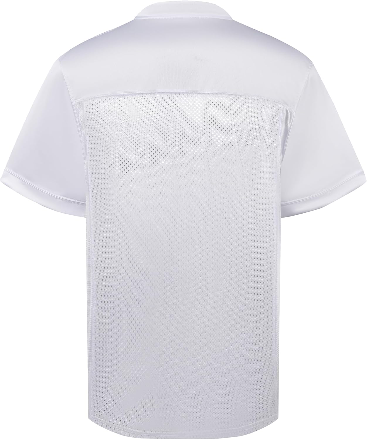 Youth Blank Football Jersey, Kids Retro Mesh Athletic Practice Shirt, Boys' Custom Short Sleeve Sports Uniform - Image 2