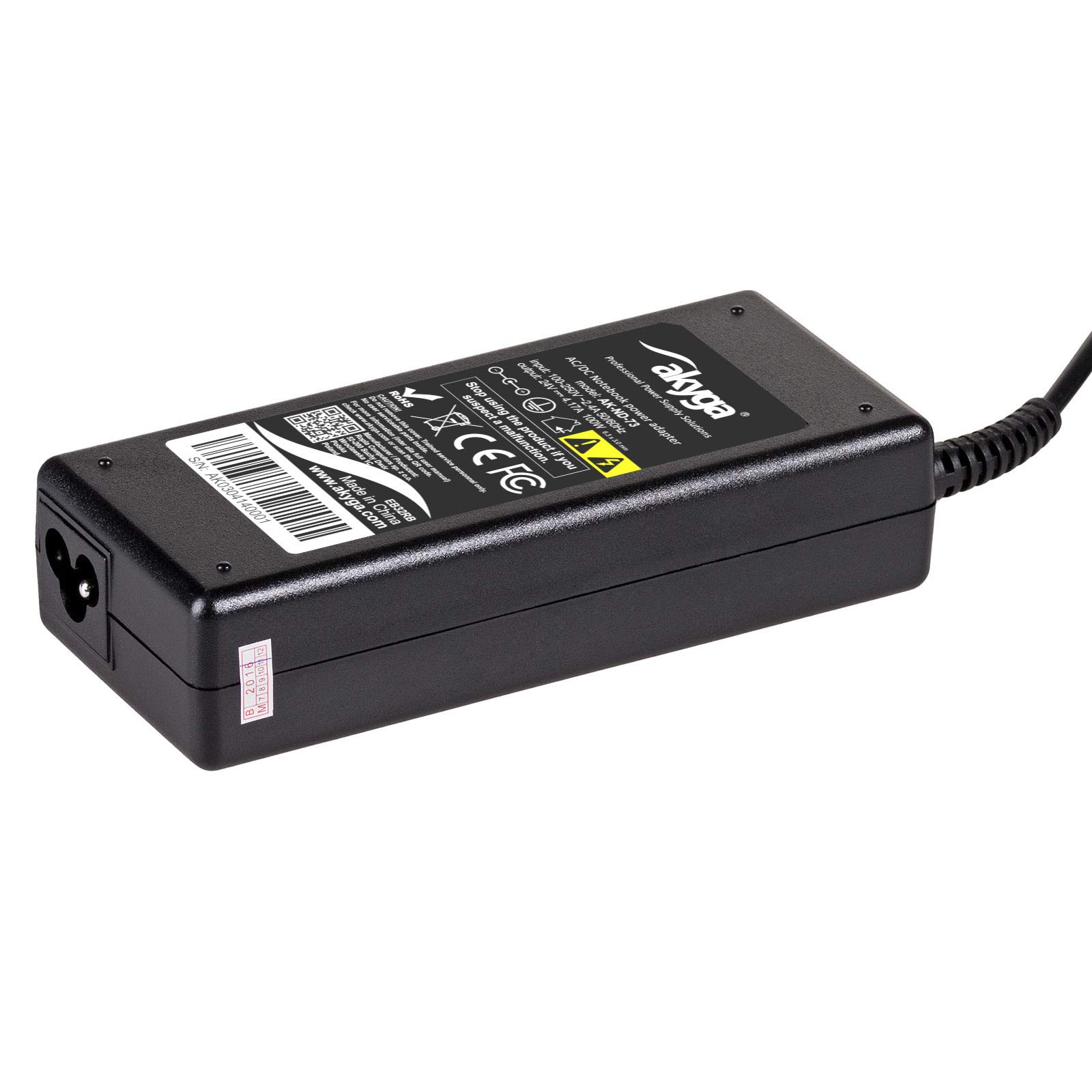 AKYGA Fuente de alimentación Para portátil AK-ND-73 24 V/4,17 A 100 W 6,3 x 3,0 mm 1,2 m