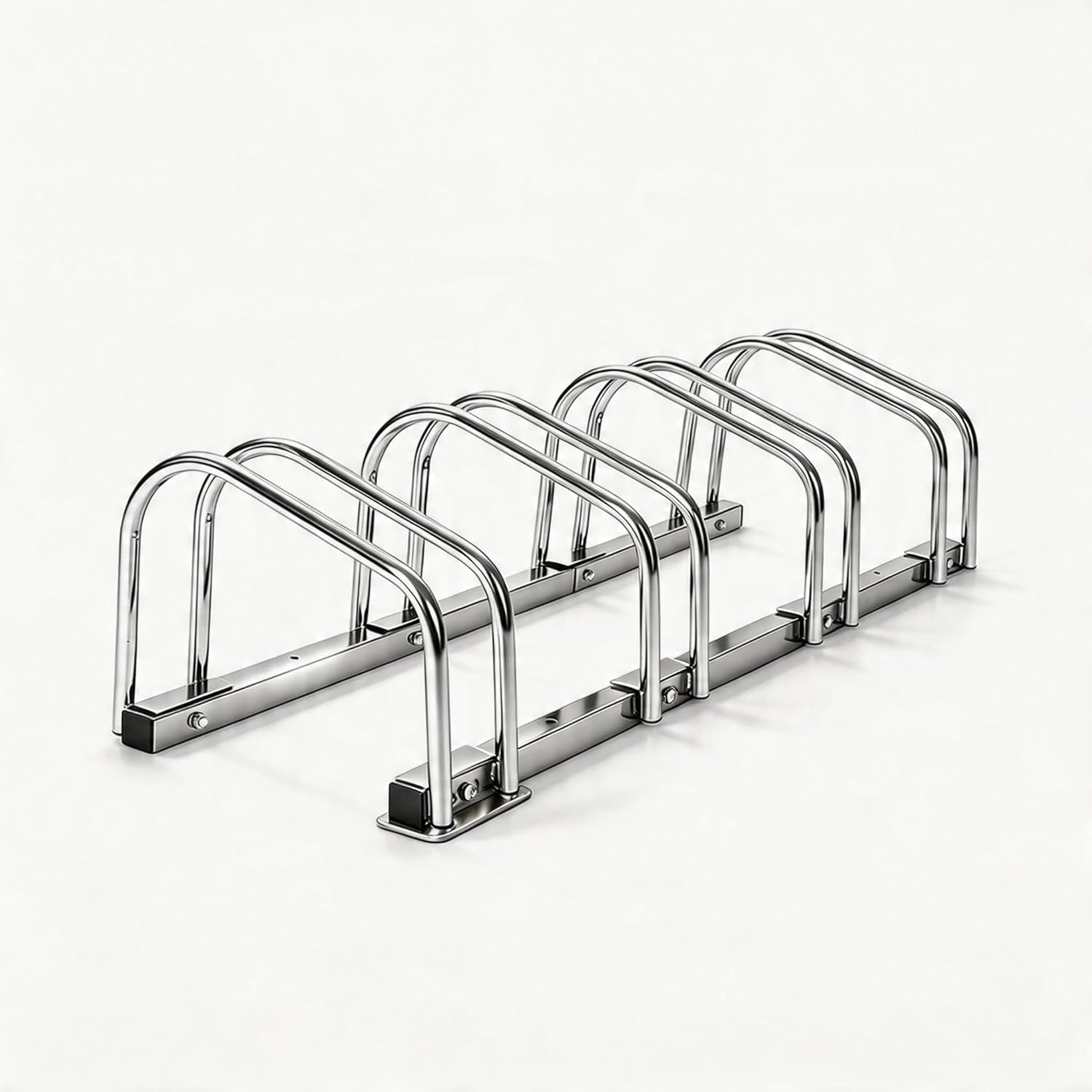 Bike Rack for 4 Bikes Storage, Freestanding Bike Stand for Garage & Home & Nook Parking, Heavy Duty Bike Floor Stand Fits 22-28" Wheels & Up to 2.2" Tires, Multi Road & Kids Cycles Storage Organizer