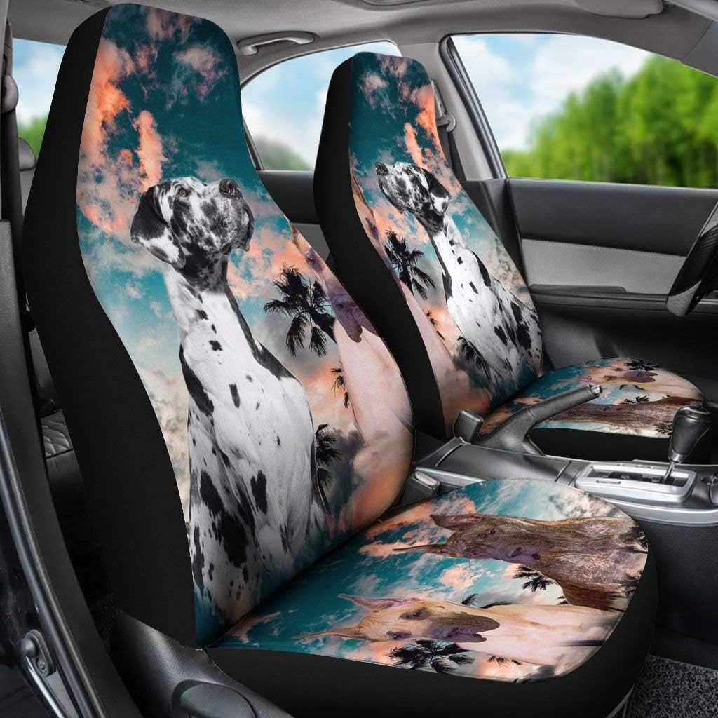Amazing Great Dane Print Car Seat Covers