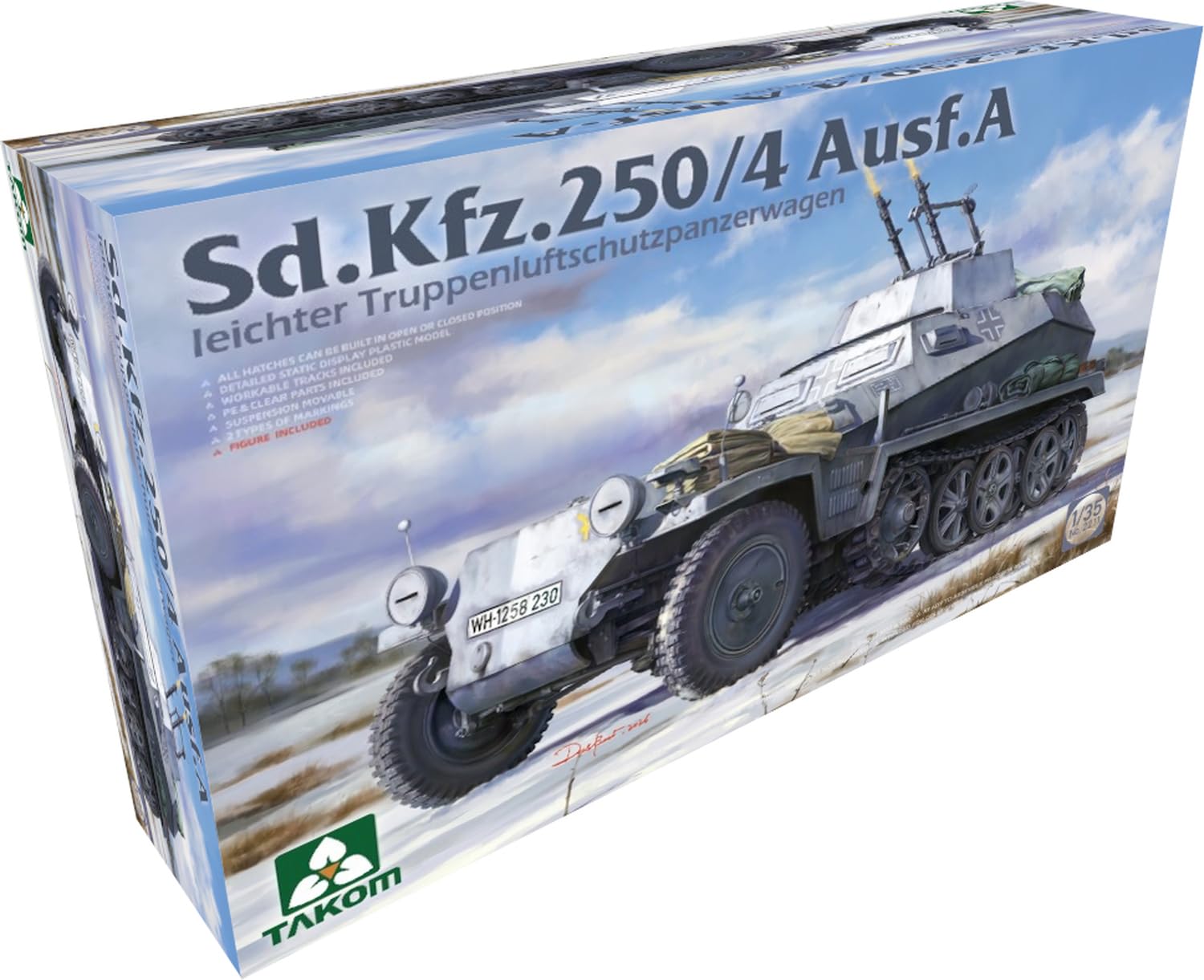 Amazon | タコム 1/35 Sd.Kfz.250/4 A型 軽対空装甲兵員輸送車