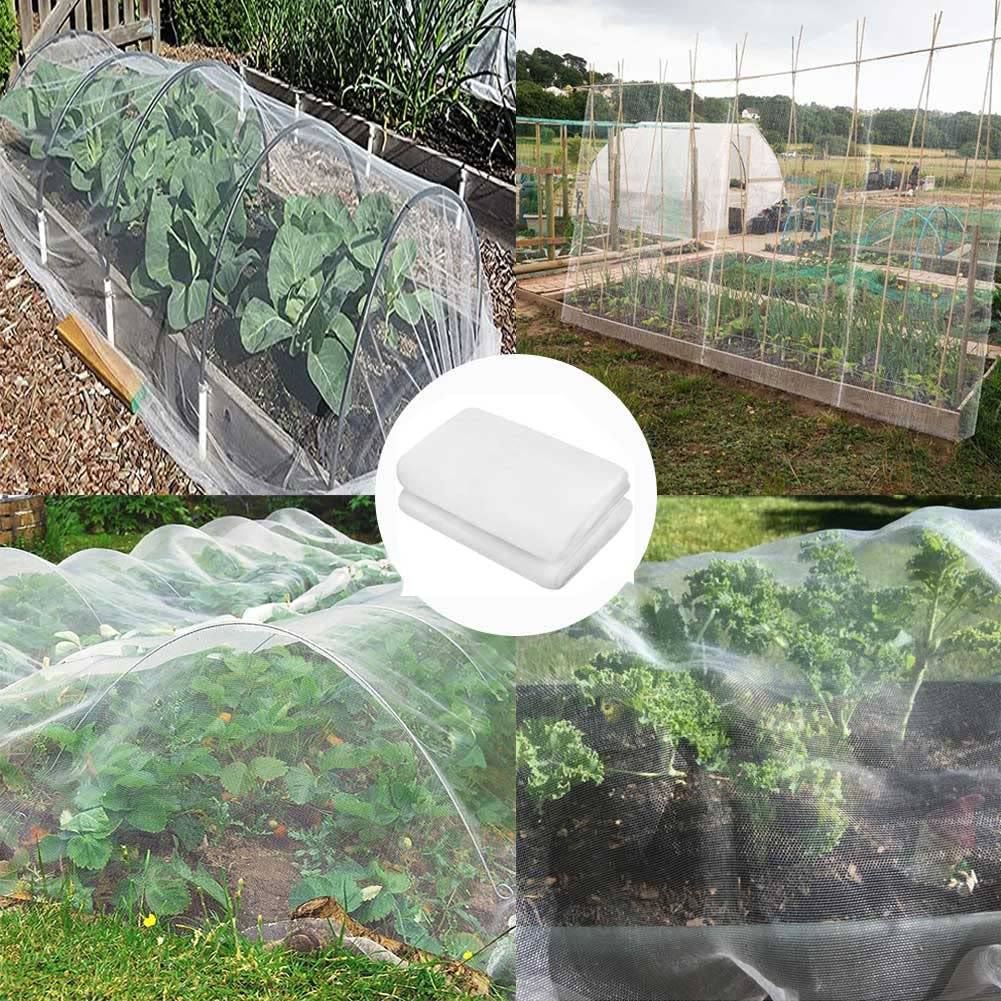 Rete Anti Insetti Per Piante 10x2.5m – Proteggi Orto E Giardino Da Afidi E Uccelli Con Questa Rete A Maglia Fine, Riutilizzabile E Resistente Ai Raggi UV. - 2