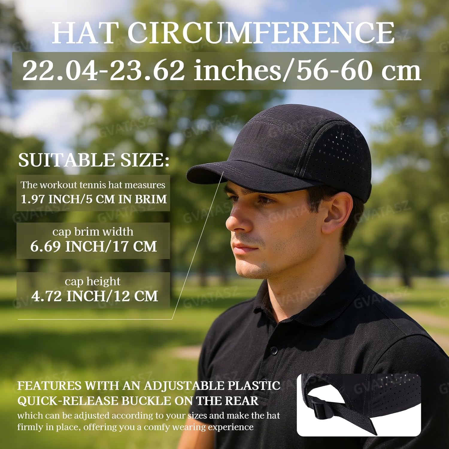 Summer Mesh Short Brim Hats for Men Quick Dry 5 Panel Baseball Cap Waterproof Running Sports Caps Umpire Sun Hat - Image 5