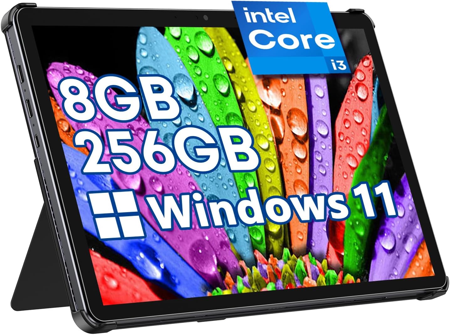 2025 CHUWI Hi10 Max Windows 11 Tablet 12.96", 512GB SSD 12GB LPDDR5, Intel N150(up to 3.6GHz), IPS FHD 3K Touchscreen Tablets, WiFi 6, Bluetooth 5.2, 8MP AF Camera, HDMI, USB 3.2, Type-C, with Case