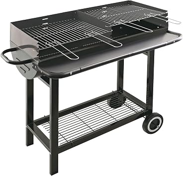 Colorado - barbecue a carbonella o legna con doppia griglia da 41x27 cm :  Amazon.it: Giardino e giardinaggio