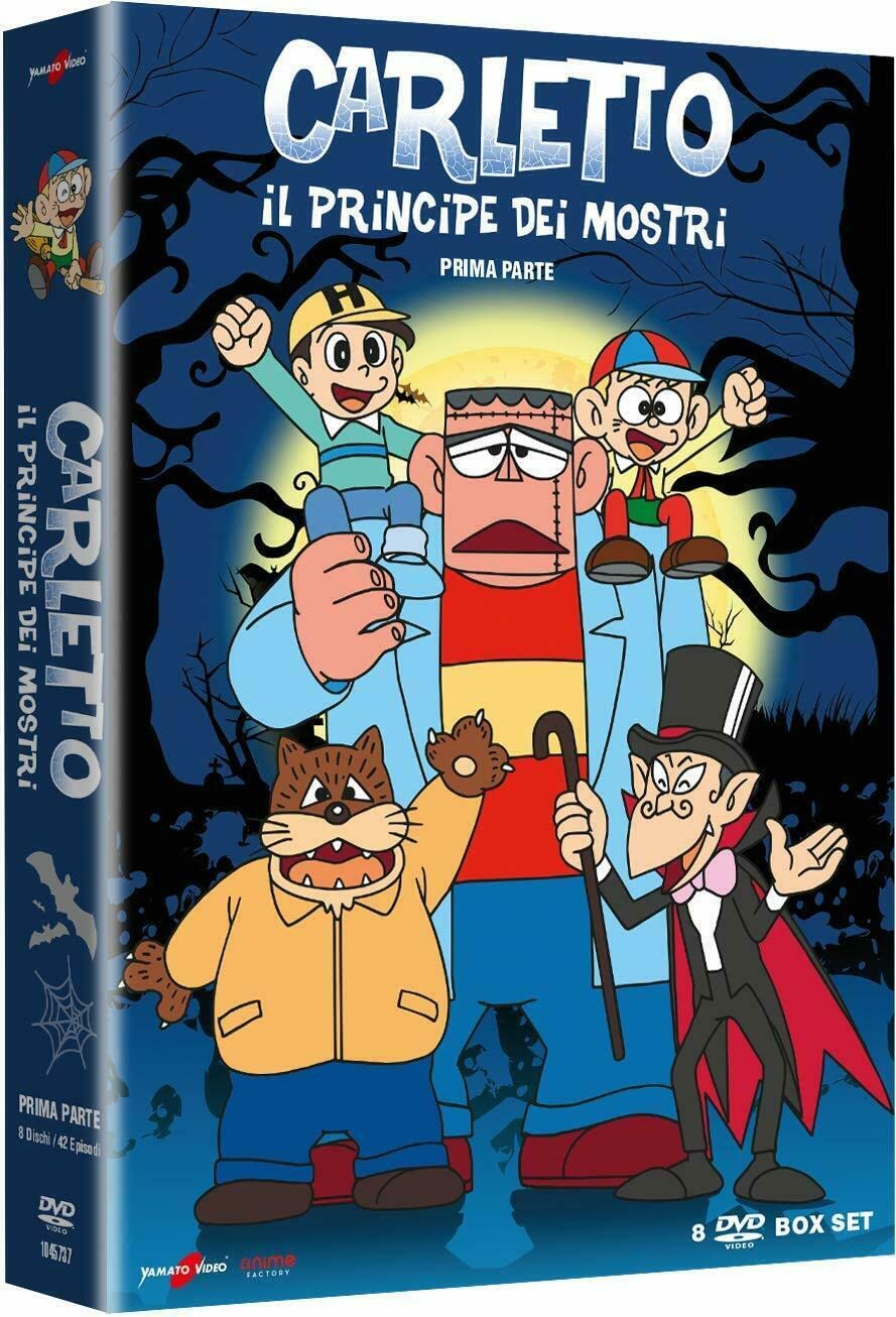 CARLETTO IL PRINCIPE DEI MOSTRI KAIBUTSU KUN prima + seconda parte serie completa 14 dvd x 2 box