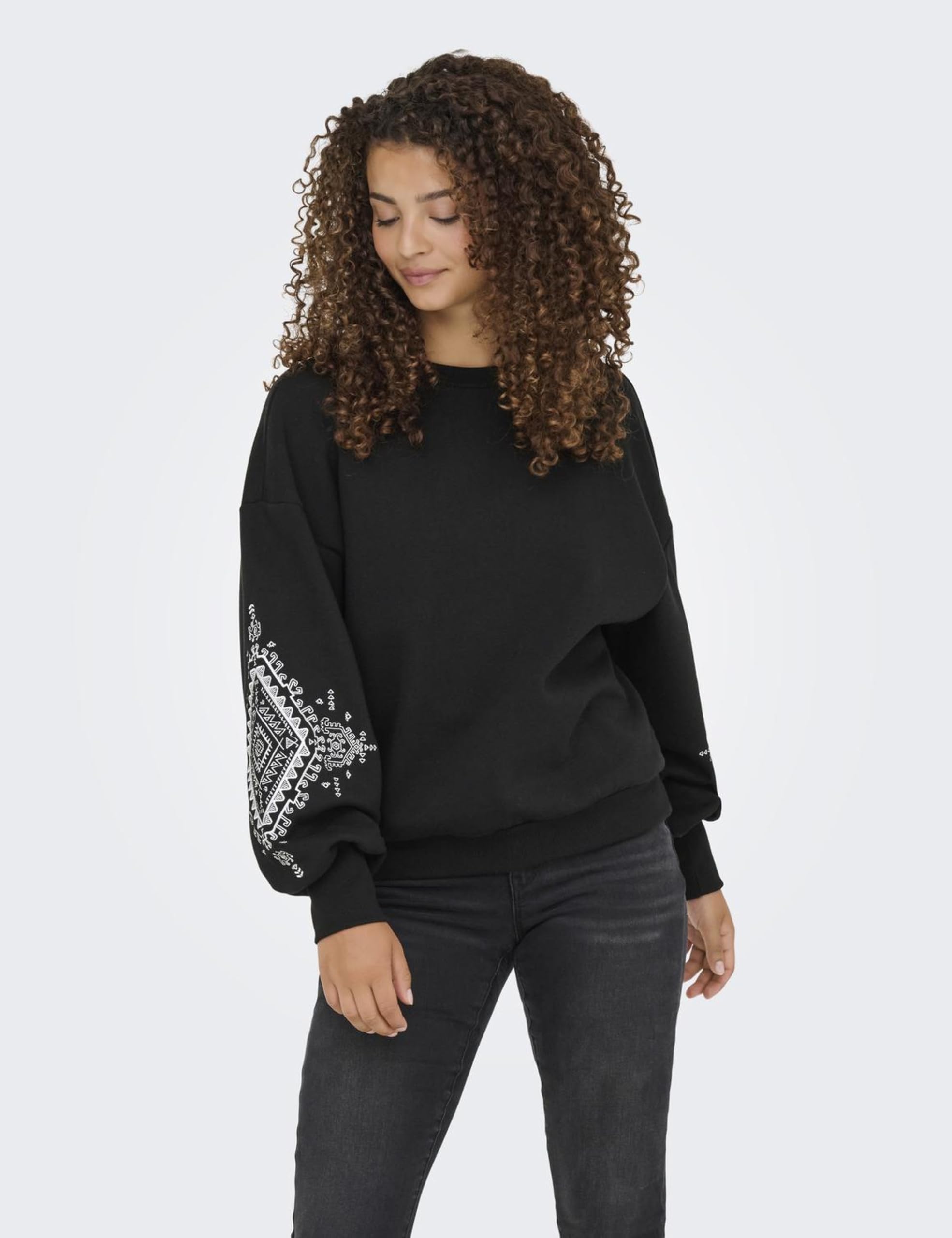 Only Onlcally L/S Print O-Neck CS Swt Onlcally L/S Print O-Neck CS Swt Mujer (Pack de 1)