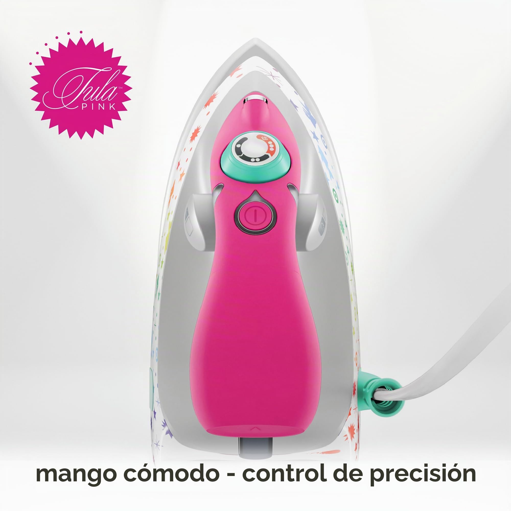 M3Pro Textile Compact Fabric Project Plancha de vapor con soporte para plancha caliente Solemate, Tula Pink