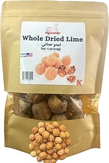 Eleganceinlife Dried Lime Limu Omani Natural Dried Limes for Cooking 4 oz