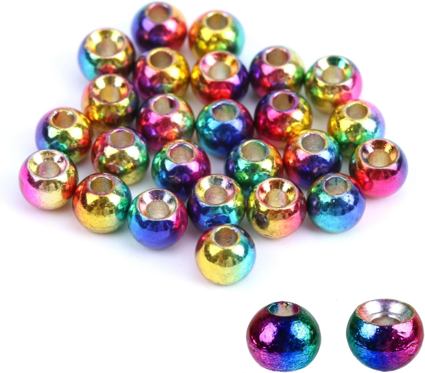 Maxcatch Tungsten Fly Tying Beads Head for Nymph Fishing Fly Tying Materials 100PC/LOT