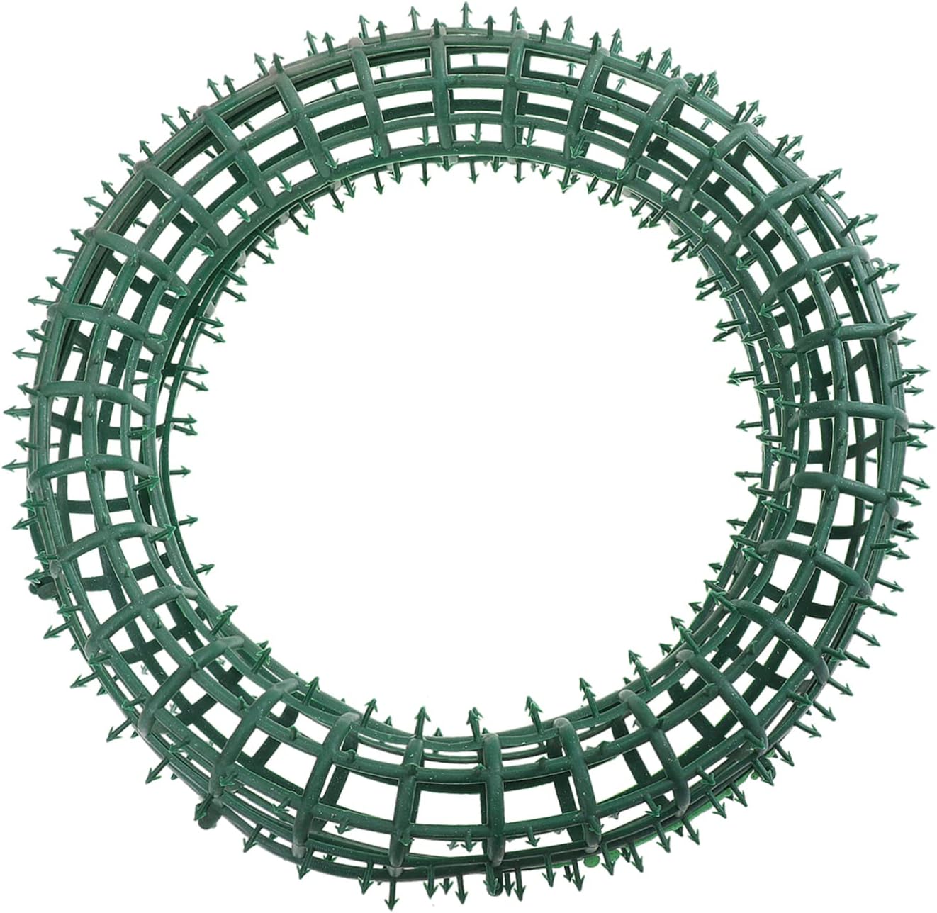 OUNONA 2 Pcs Round Wreath Hoops for Wreath Making Plastic Garland Frame for DIY Flower Arrangements for Home Decor and Event Decorations