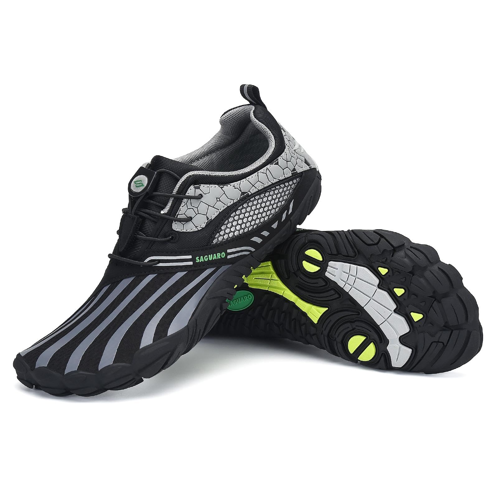 SAGUARO Scarpe da Trail Running Barefoot Uomo Donna Scarpe a Piedi Nudi Minimaliste per Palestra Trekking,GR.36-48