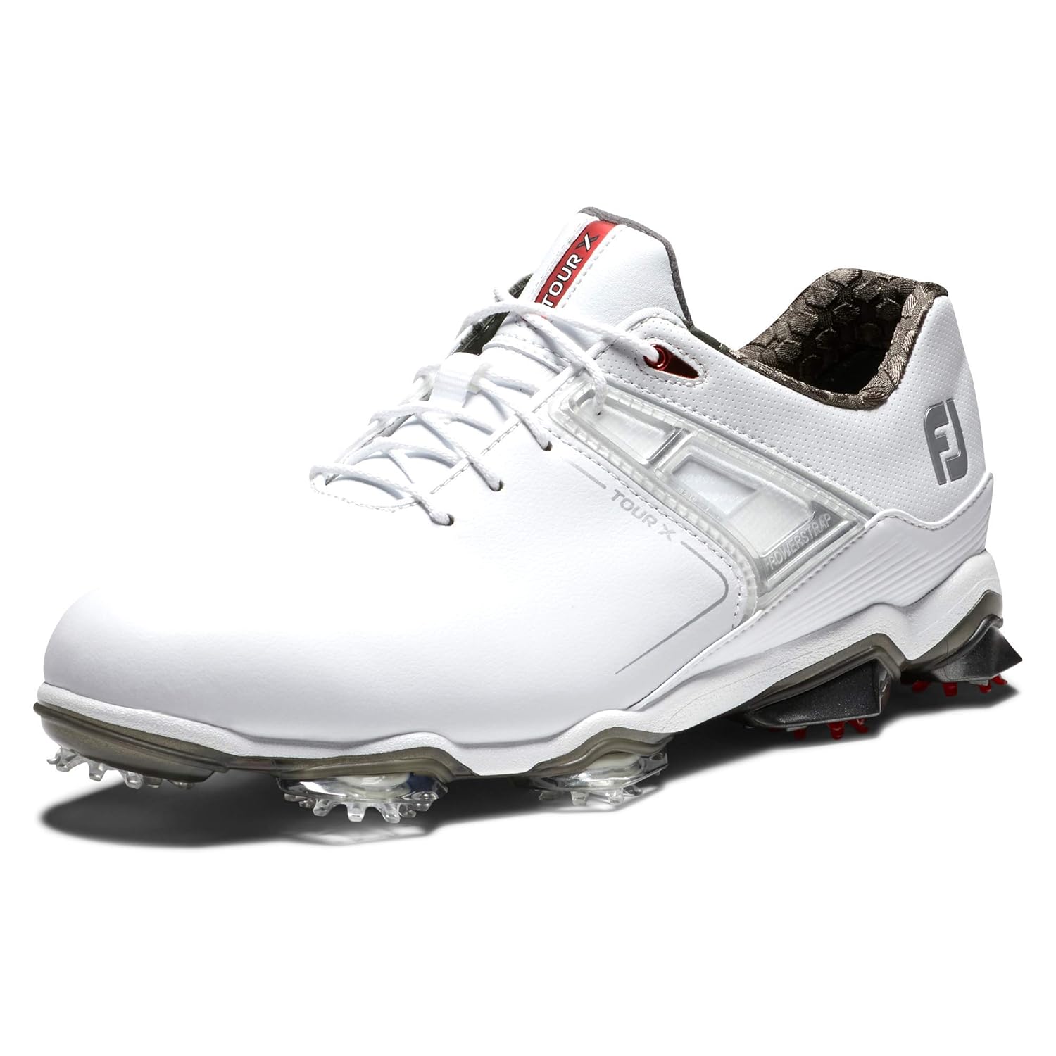 Buy FootJoy Men's Tour X Golf Shoes, White/Red, 12 N US at Amazon.in