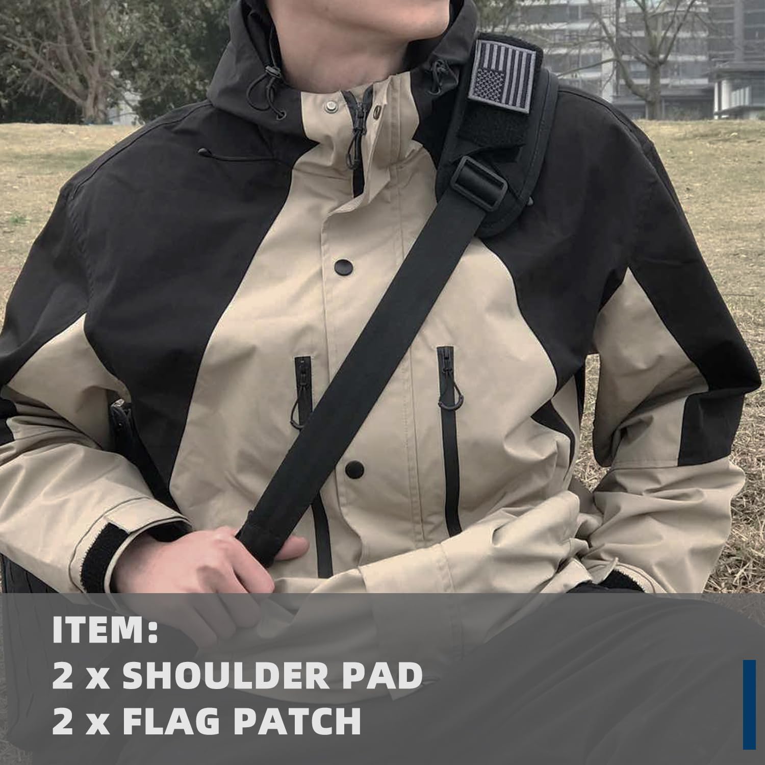 Luggage Duffel Bag Shoulder Pad Laptop Adjustable Shoulder Strap for Duffel Bag Strap Computer Bags Case (Pad - 2 pcs)