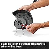 Einhell Cordless Trimmer 18V Power X-Change, 25cm Cutting Width, Rotatable and Tiltable Motor Head, Incl. 20 x Spare Plastic Blades, 1 Trimmer Line Spool, Without Battery GE-CT 18/25-1 Li-Solo - 6