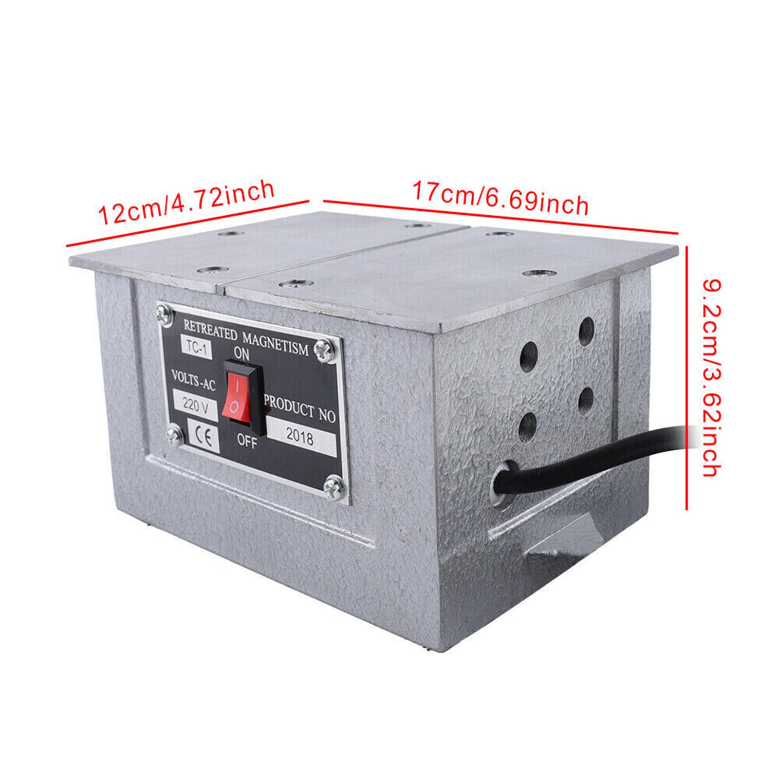 TC-1 Entmagnetisierer Plate, 100W Magnetisierer Entmagnetisierer Magnetische Werkzeuge 150x110MM Demagnetization Entmagnetisiergerät Maschine Werkzeuge Entmagnetisierplatte