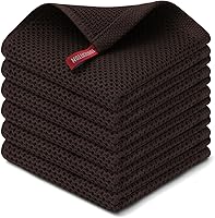 Vista 27 de Kitinjoy - Paños de cocina de 100 % algodón, tela de tejido gofrado, paño de limpieza ultrasuave, absorbente y de secado rápido.